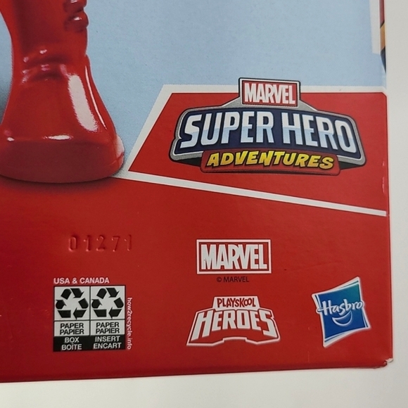 ⭐️3/ $30⭐️ Hasbro Captain Marvel Super Hero Adventures Figure Mega Mighties 3+Yr - Picture 12 of 14